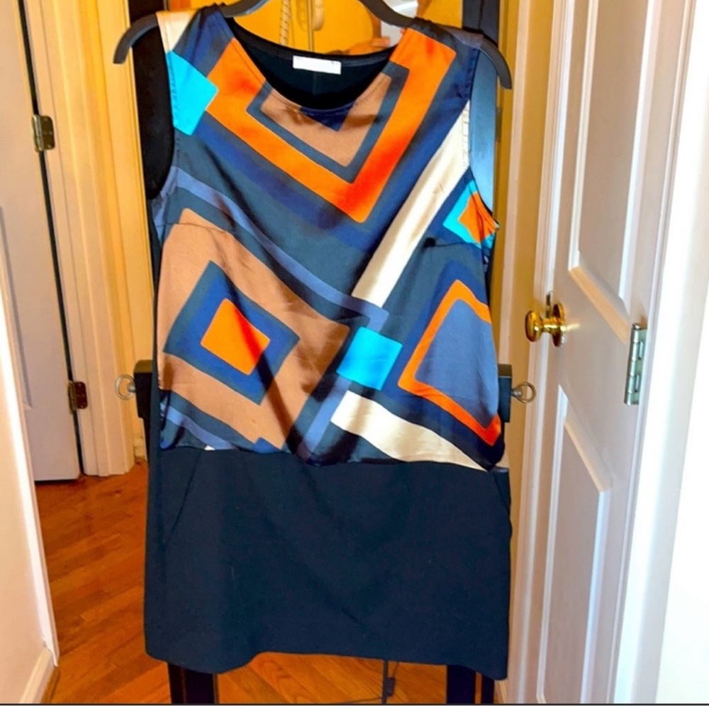 Promod Colorful Geometric Mini Dress